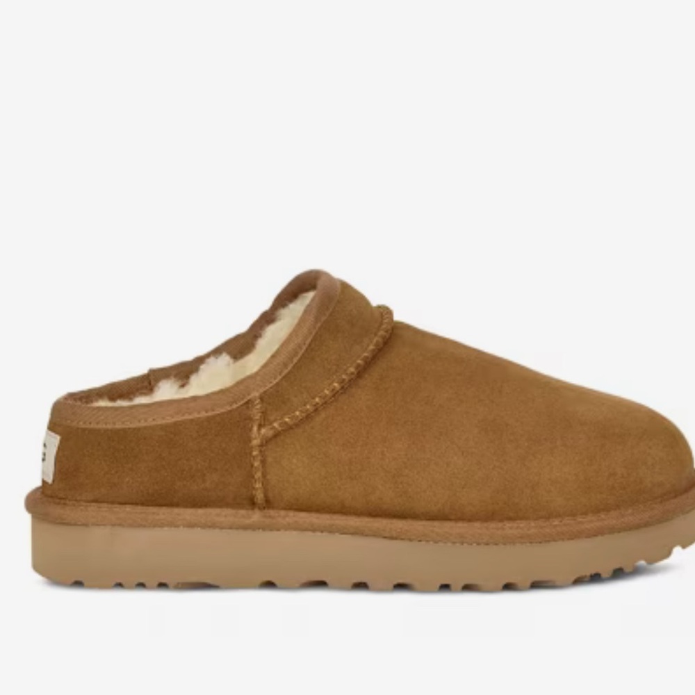 UGG Tan Suede Slip-On Shoes